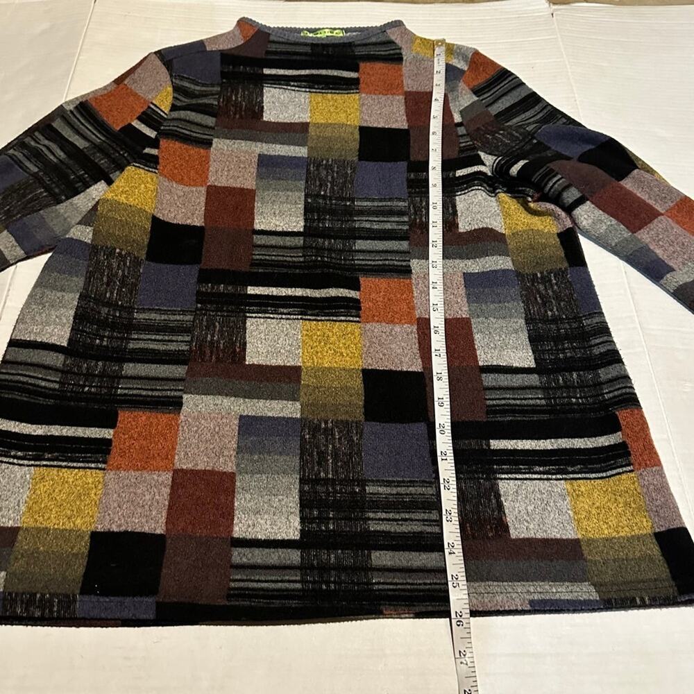 Trisha Tyler Patchwork Print Funnel Neck Career S… - image 7